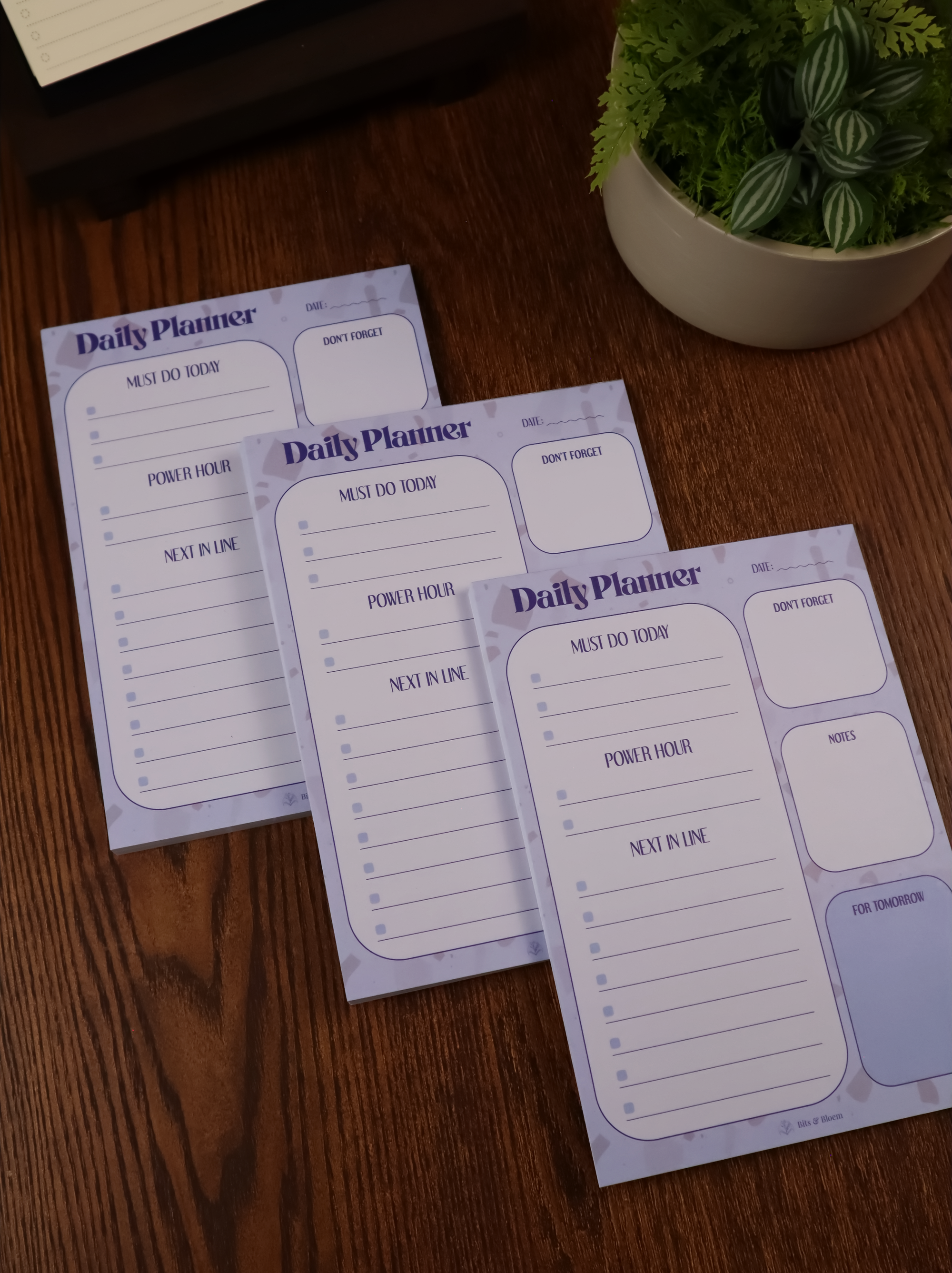 Daily planner pad