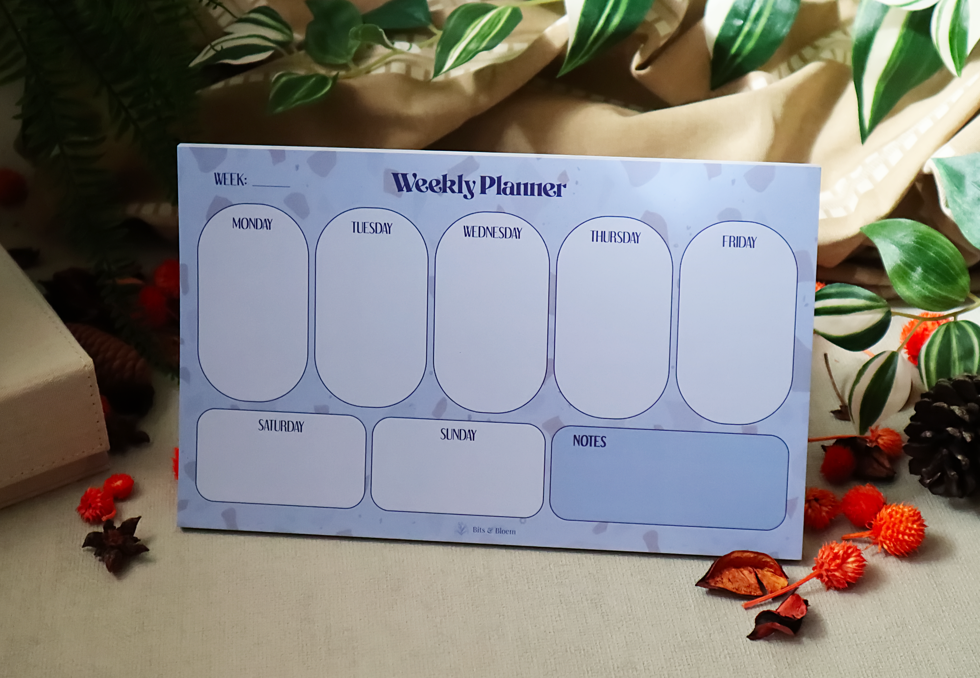 Weekly planner pad
